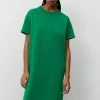 Marc O'Polo Damen Jerseykleid - Preppy Green