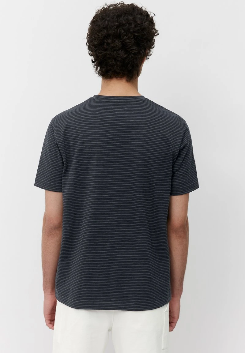 Marc O'Polo Herren T-Shirt Print - Dark Navy 3 Marc O'Polo Herren T-Shirt Print - Dark Navy – Bild 3