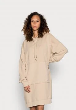 Marc O'Polo DRESS HOOD - Freizeitkleid - Blushed Camel | Damen