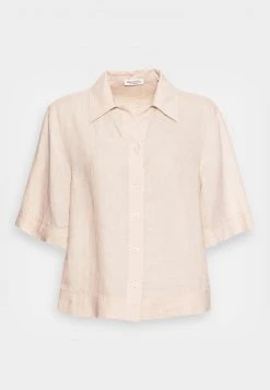 Marc O'Polo WAISTED POLO SHAPE SHORT SLEEVE PATCHED - Hemdbluse - Dusty Field | Damen -Marc O'Polo Verkäufe a58b57814fbe4f1cb1418a237d5a2ff0