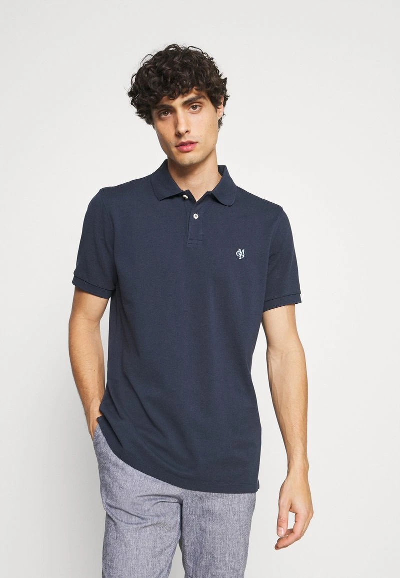 Marc O'Polo SHORT SLEEVE BUTTON PLACKET - Poloshirt - Total Eclipse | Herren 1 Marc O'Polo SHORT SLEEVE BUTTON PLACKET - Poloshirt - Total Eclipse | Herren