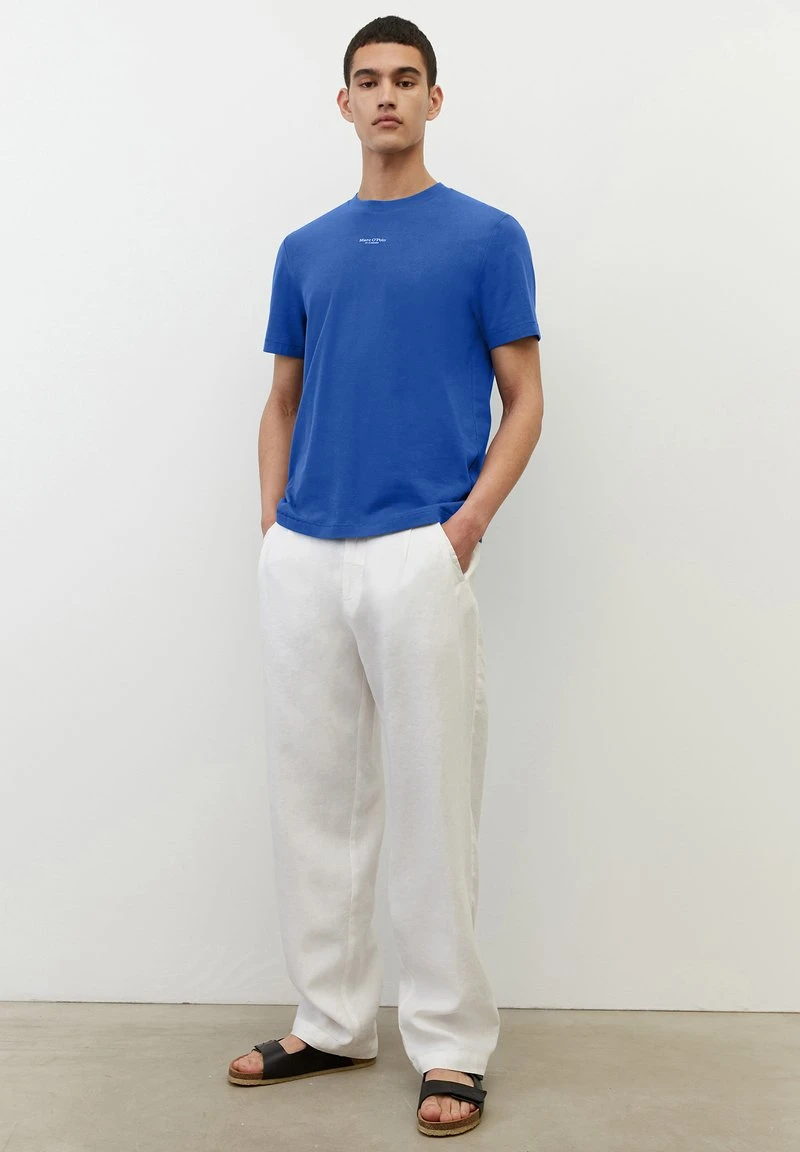 Marc O'Polo T-Shirt Basic - Belle Blue | Herren 2 Marc O'Polo T-Shirt Basic - Belle Blue | Herren – Bild 2