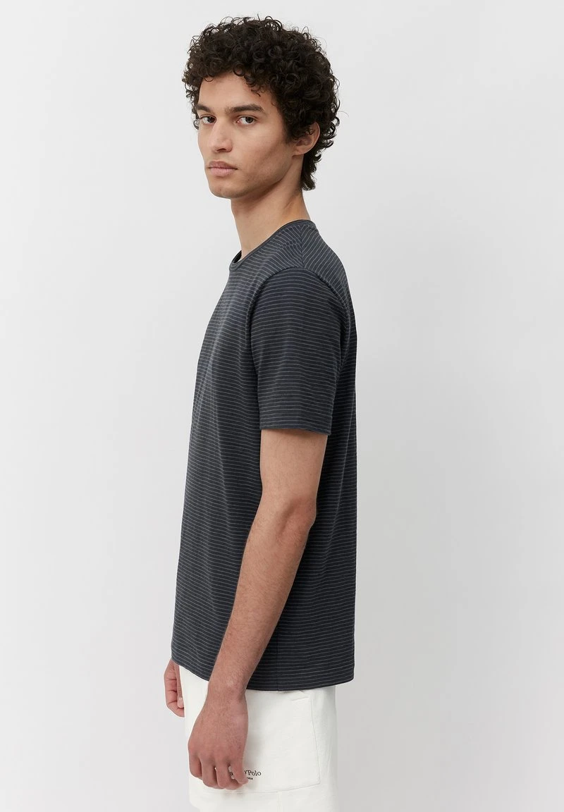 Marc O'Polo Herren T-Shirt Print - Dark Navy 4 Marc O'Polo Herren T-Shirt Print - Dark Navy – Bild 4