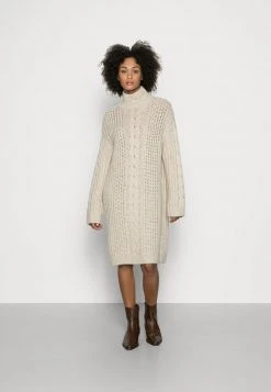 Marc O'Polo DRESS - Strickkleid - Chalky Sand Melange | Damen