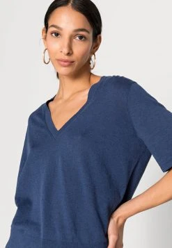Marc O'Polo Damen SHORTSLEEVE V NECK - T-Shirt Basic - Noble Blue 9 Marc O'Polo Damen SHORTSLEEVE V NECK - T-Shirt Basic - Noble Blue -Marc O'Polo Verkäufe a8c735e6650c4342981aa0023bc6e8cb