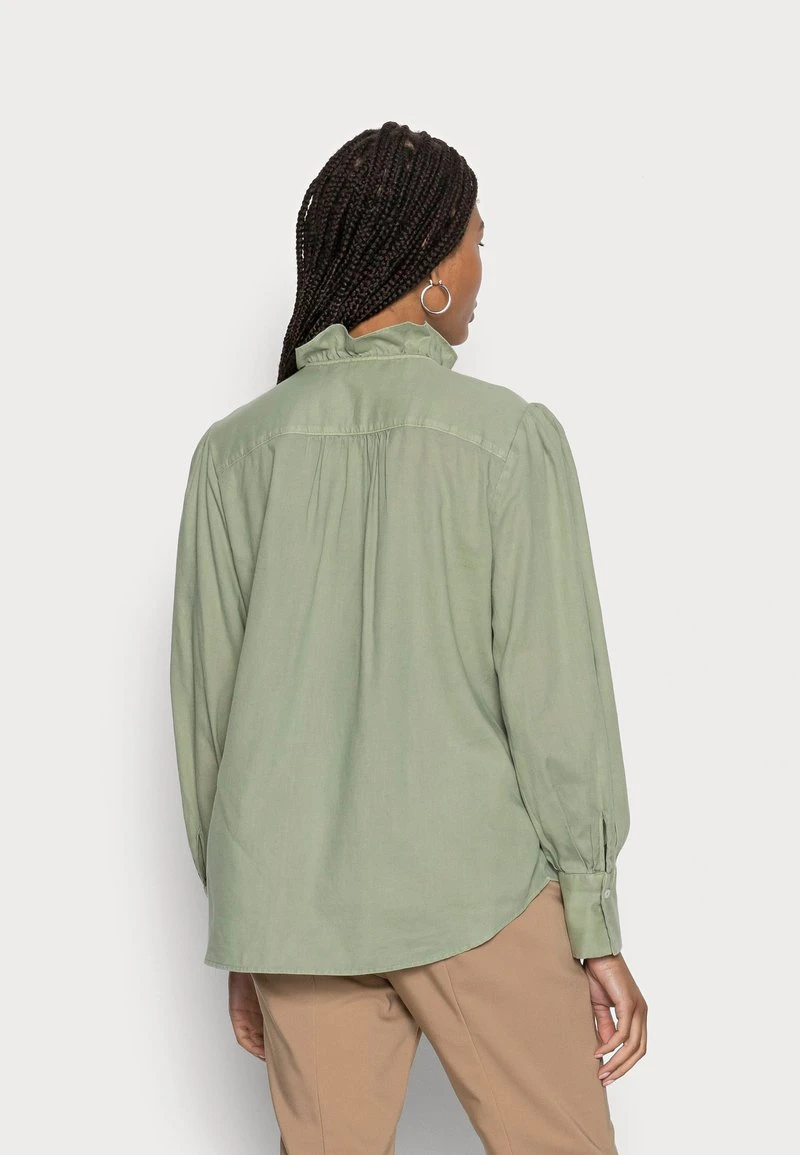 Marc O'Polo BLOUSE LONGSLEEVE GATHERING AT NECK SLEEVE WITH VOLUME - Bluse - Breezy Mint | Damen 3 Marc O'Polo BLOUSE LONGSLEEVE GATHERING AT NECK SLEEVE WITH VOLUME - Bluse - Breezy Mint | Damen – Bild 3