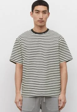 Marc O'Polo Herren IM OVERSIZE FIT - T-Shirt Print - Dark Navy