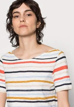 Marc O'Polo Damen T-Shirt Print - Multi/rainbow Yellow -Marc O'Polo Verkäufe ad96a789c96d49c99af661ce49192df3