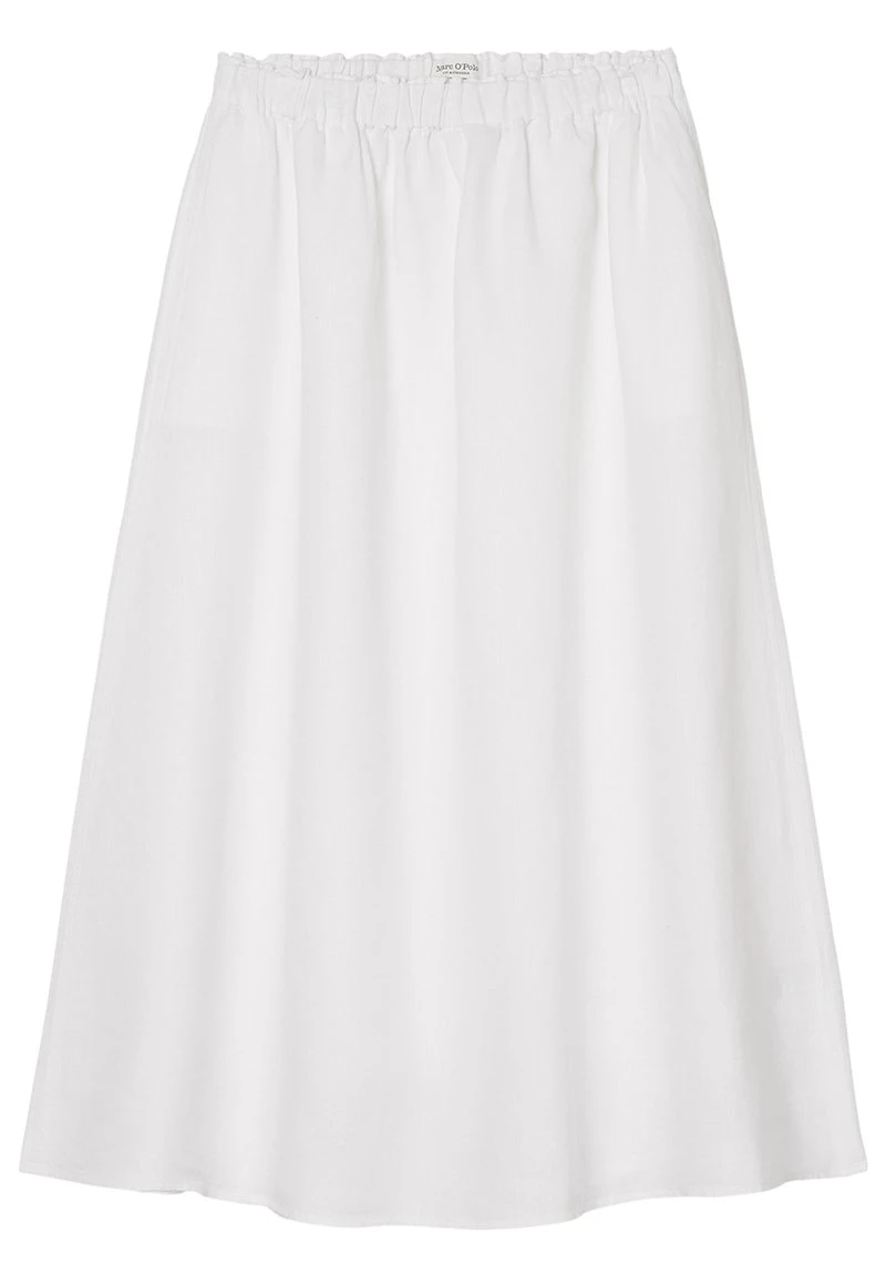 SKIRT A LINE WAISTBAND LONG MIDI LENGTH - A-Linien-Rock - white Marc O'Polo Damen SKIRT A LINE WAISTBAND LONG MIDI LENGTH - A-Linien-Rock - White -Marc O'Polo Verkäufe aedac50fd79741259bab697e9c2c7c2f