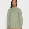 Marc O'Polo BLOUSE LONGSLEEVE GATHERING AT NECK SLEEVE WITH VOLUME - Bluse - Breezy Mint | Damen