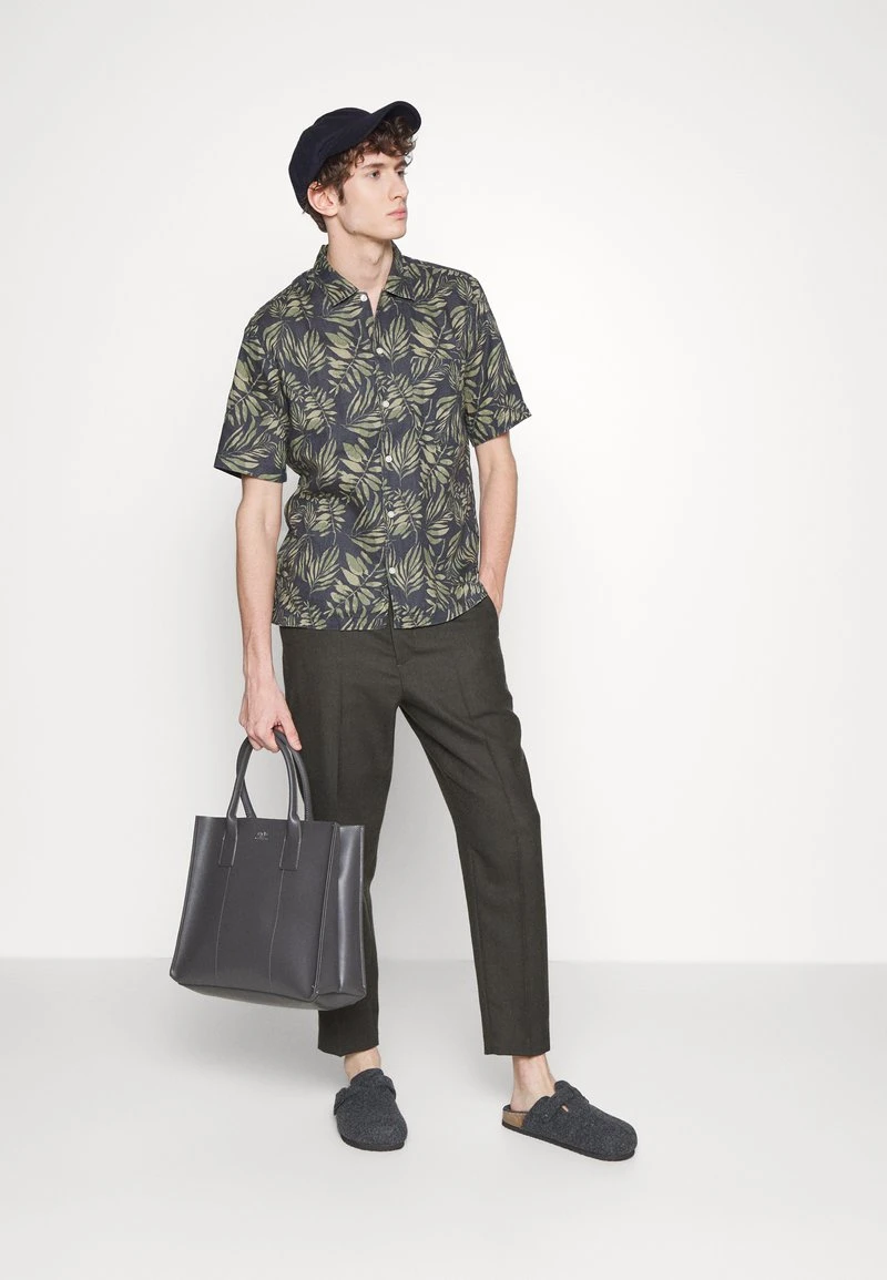 Marc O'Polo SLIT AT SIDE SEAM - Hemd - Multi/olive | Herren 2 Marc O'Polo SLIT AT SIDE SEAM - Hemd - Multi/olive | Herren – Bild 2