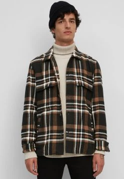 Marc O'Polo Herren Hemd - Brown