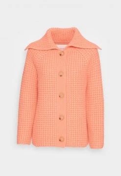 Marc O'Polo CARDIGAN LONGSLEEVE COLLAR BUTTON CLOSURE - Strickjacke - Blooming Peach | Damen -Marc O'Polo Verkäufe b08f0c0c8cc4476b9a4b434706cb5cec