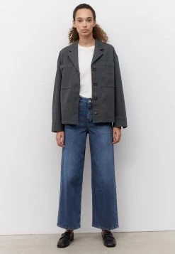 Marc O'Polo Flared Jeans - Sustainable Dark Blue Wash | Damen