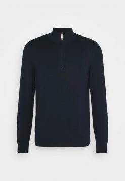 Marc O'Polo TROYER WITH ZIP - Strickpullover - Total Eclipse | Herren -Marc O'Polo Verkäufe b301008900c14d869030d9aa9335d47a