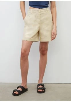 Marc O'Polo WIDE LEG FLAP POCKETS ARCHIVE INSPIRED DETAILS - Shorts - Dusty Field | Damen