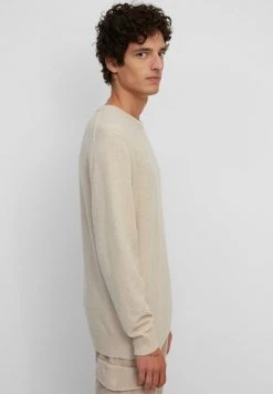 Marc O'Polo HOCHWERTIGER MIX - Strickpullover - Linen White | Herren -Marc O'Polo Verkäufe b38be3e957f3448987e095dfa3937139