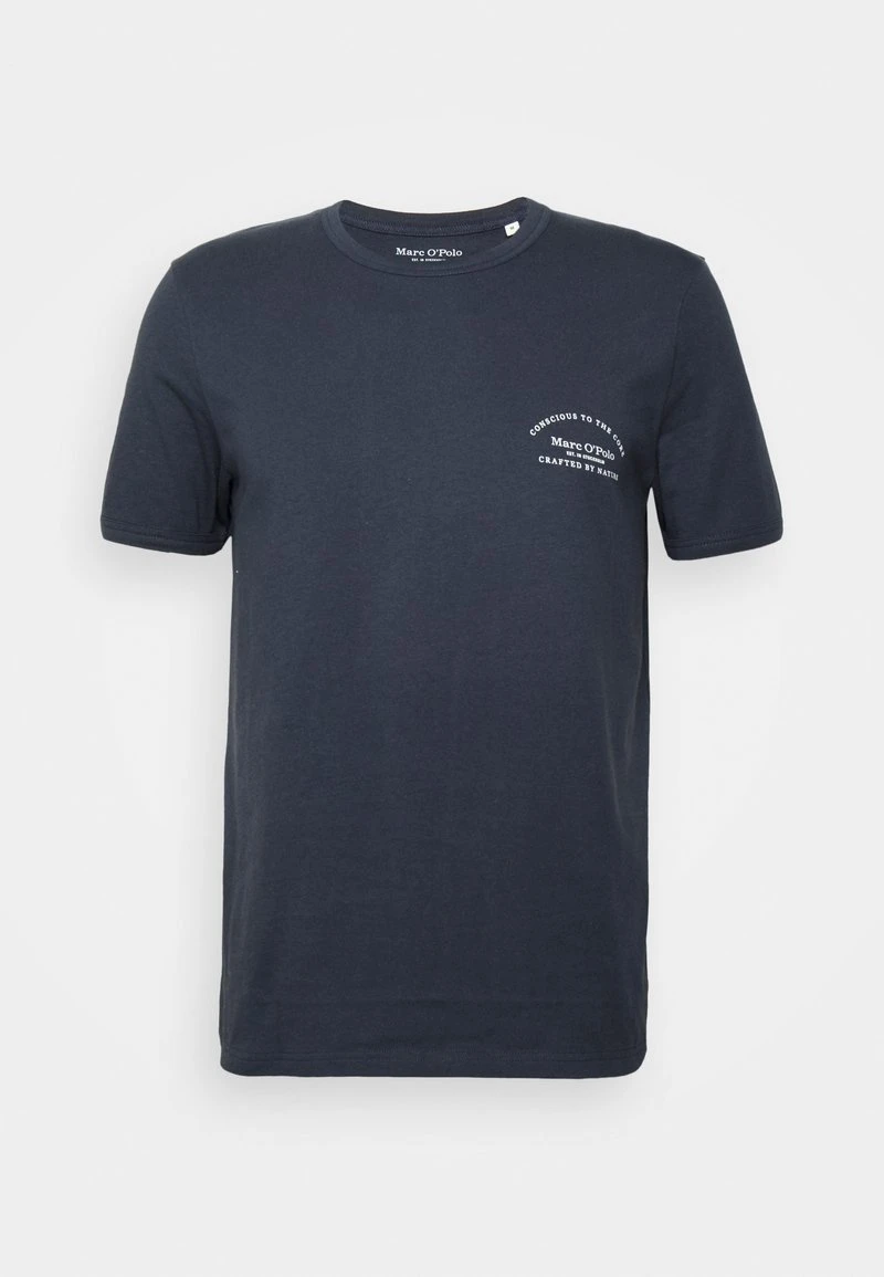 Marc O'Polo SHORT SLEEVE CREW NECK PRINT - T-Shirt Print - Dark Navy | Herren 4 Marc O'Polo SHORT SLEEVE CREW NECK PRINT - T-Shirt Print - Dark Navy | Herren – Bild 4