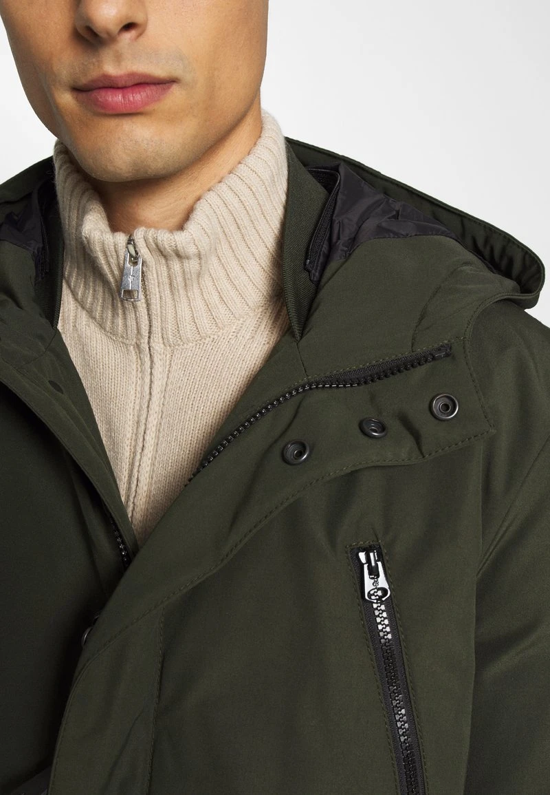 Marc O'Polo Herren Daunenmantel - Dark Green 6 Marc O'Polo Herren Daunenmantel - Dark Green – Bild 6