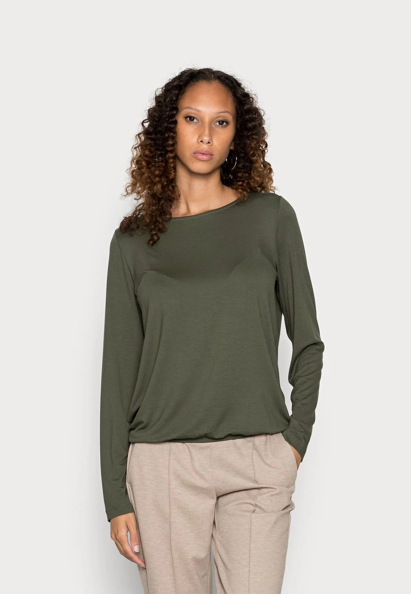 Marc O'Polo LONG SLEEVE BOAT NECK ELASTIC AT HEM - Langarmshirt - Fresh Moss | Damen 1 Marc O'Polo LONG SLEEVE BOAT NECK ELASTIC AT HEM - Langarmshirt - Fresh Moss | Damen