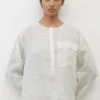 Marc O'Polo SOMMERLICHEM - Langarmshirt - White Cotton | Damen