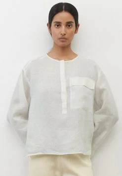 Marc O'Polo SOMMERLICHEM - Langarmshirt - White Cotton | Damen