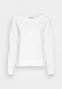 Marc O'Polo Damen LONG SLEEVE ROUND NECK PRINT AT BACK - Sweatshirt - Paper White -Marc O'Polo Verkäufe b750949269ad4870a53b36c84906e324