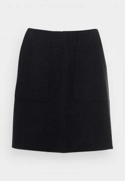 Marc O'Polo A SHAPE ATTACHED POCKETS SHORT LENGTH - A-Linien-Rock - Black | Damen -Marc O'Polo Verkäufe b8e136fc47624c6593f5bf45be5e1c1d