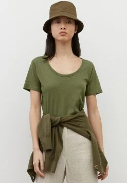 Marc O'Polo T-Shirt Basic - Olive Grove | Damen