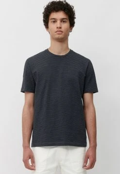 Marc O'Polo Herren T-Shirt Print - Dark Navy
