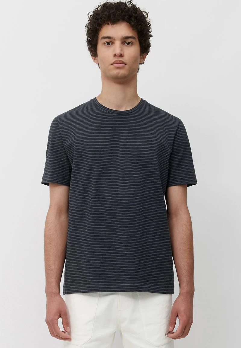 Marc O'Polo Herren T-Shirt Print - Dark Navy 1 Marc O'Polo Herren T-Shirt Print - Dark Navy