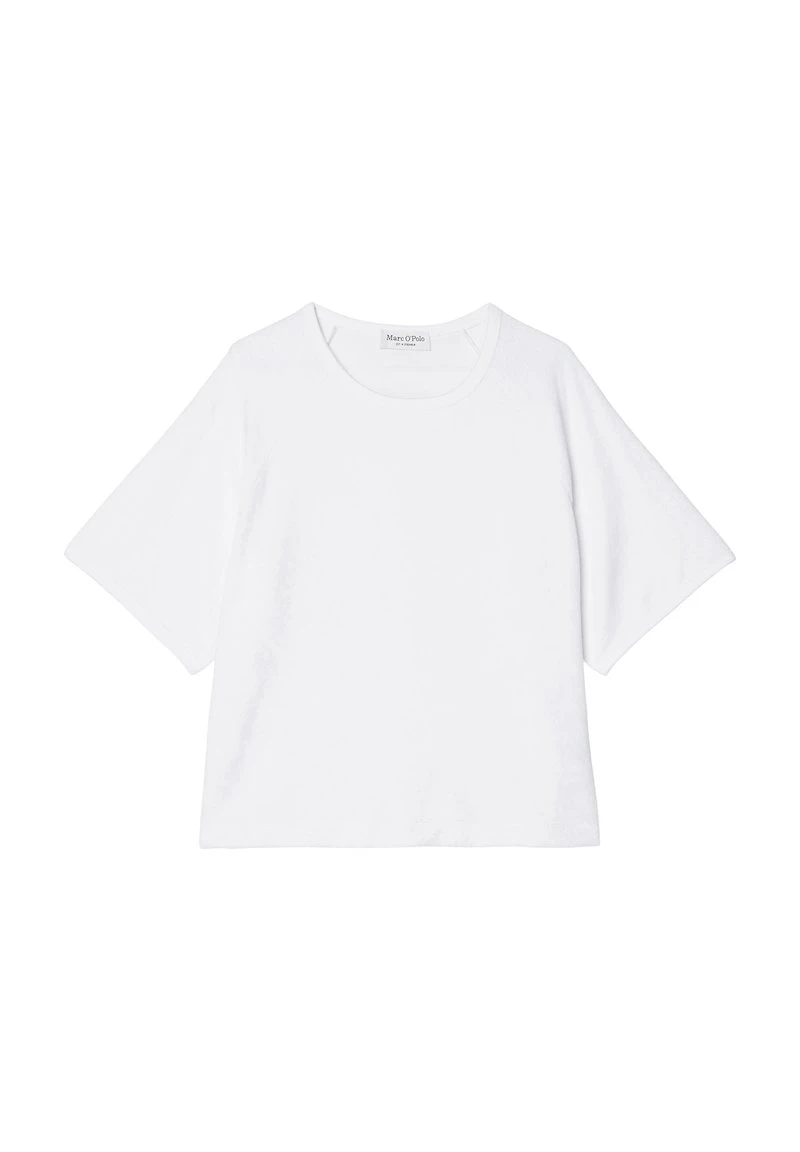 Marc O'Polo KURZARM AUS ORGANIC MIX - T-Shirt Basic - White | Damen 6 Marc O'Polo KURZARM AUS ORGANIC MIX - T-Shirt Basic - White | Damen – Bild 6