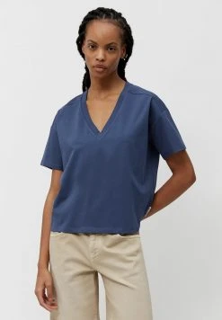 Marc O'Polo T-Shirt Basic - Noble Blue | Damen