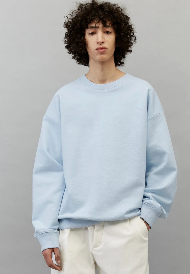 Marc O'Polo Sweatshirt - Linen Blue | Herren 3 Marc O'Polo Sweatshirt - Linen Blue | Herren – Bild 3