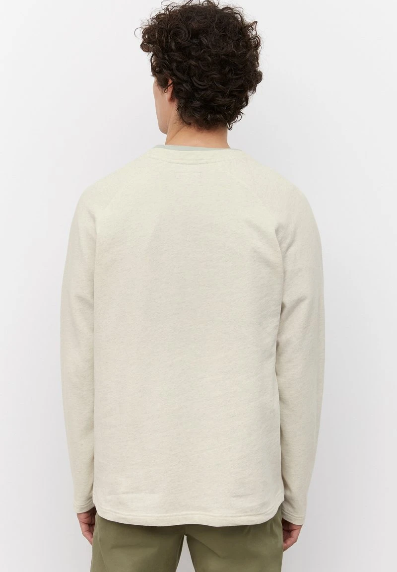 Marc O'Polo Langarmshirt - Beige Melange | Herren 3 Marc O'Polo Langarmshirt - Beige Melange | Herren – Bild 3