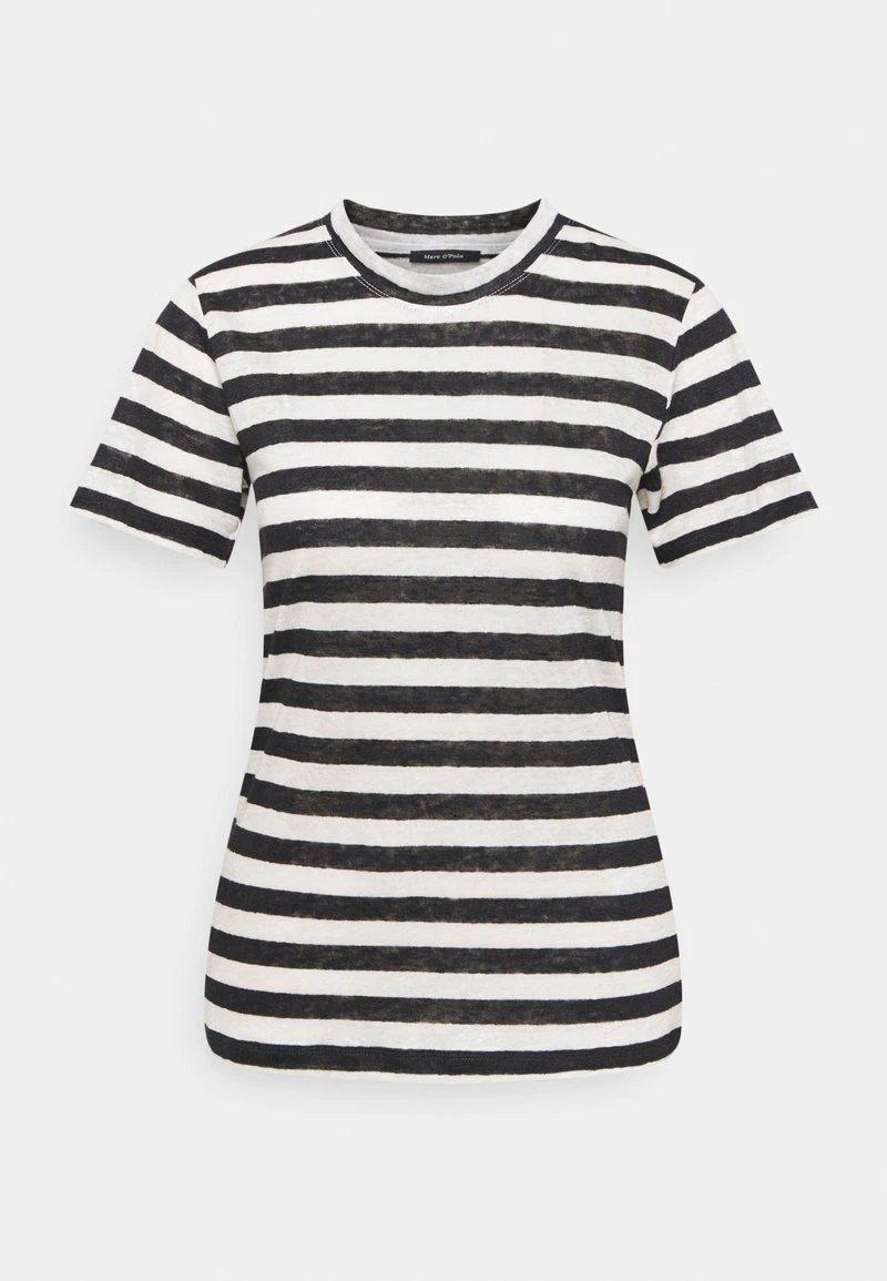 Marc O'Polo SHORT SLEEVE ROUND NECK SLIM FIT STRIPED - T-Shirt Print - Mutli/dark Atlantic | Damen 1 Marc O'Polo SHORT SLEEVE ROUND NECK SLIM FIT STRIPED - T-Shirt Print - Mutli/dark Atlantic | Damen