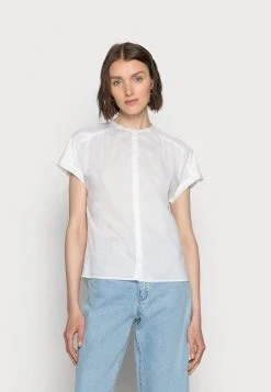 Marc O'Polo BLOUSE CREW NECK - Hemdbluse - White | Damen