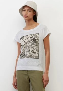 Marc O'Polo T-Shirt Print - Beige | Damen