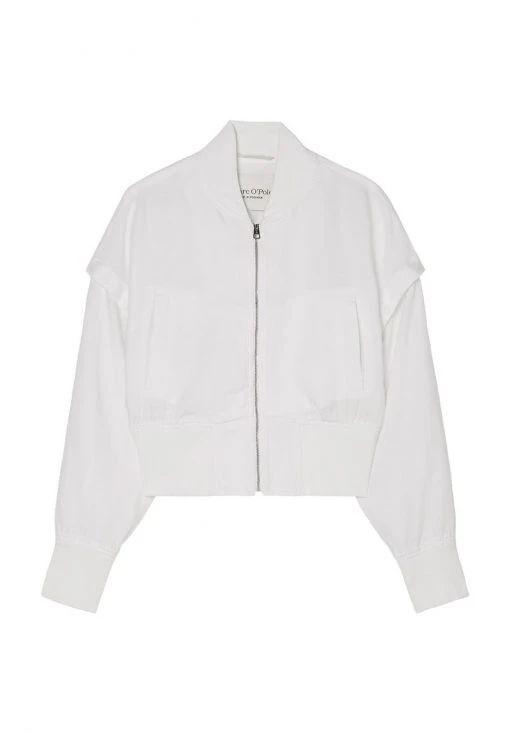 Marc O'Polo Bomberjacke - White | Damen -Marc O'Polo Verkäufe bfcbd42fd3c84a6c9efa2b26e35e63a4