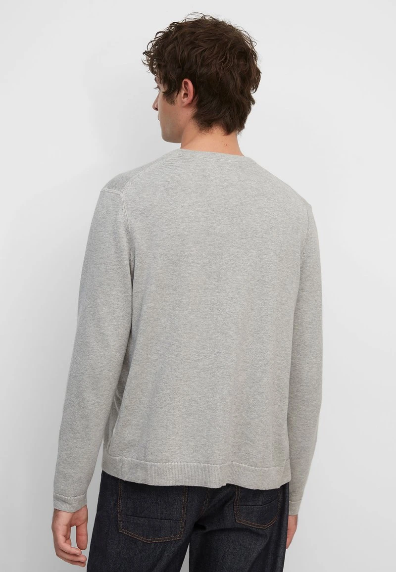 Marc O'Polo Herren AUS SOFTEM - Strickjacke - Light Grey Melange 3 Marc O'Polo Herren AUS SOFTEM - Strickjacke - Light Grey Melange – Bild 3
