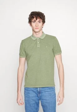 Marc O'Polo SHORT SLEEVE BUTTON PLACKET - Poloshirt - Olive | Herren