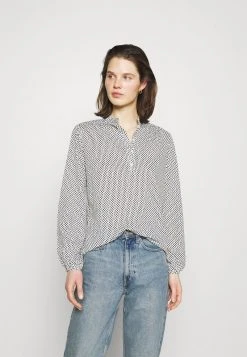 Marc O'Polo Langarmshirt - White/black | Damen