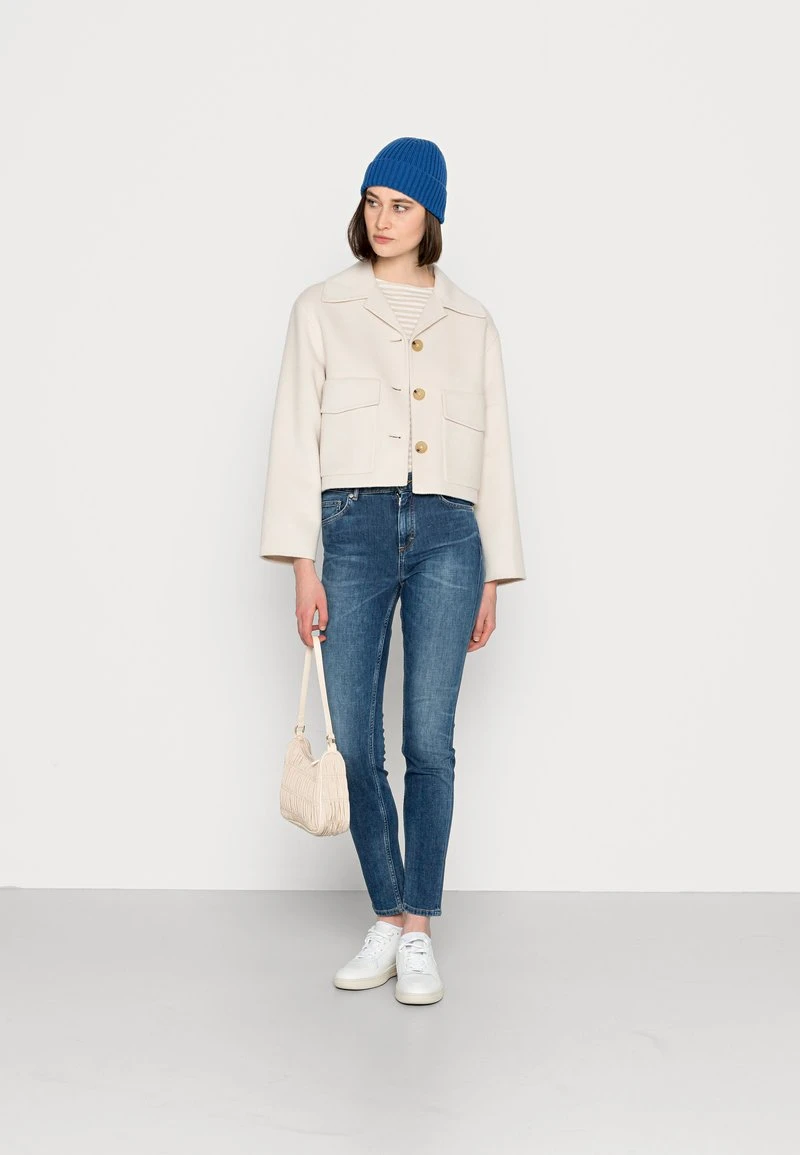 Marc O'Polo CROPPED JACKET TURN DOWN COLLAR FRONT BUTTONS - Leichte Jacke - Stone Powder | Damen 2 Marc O'Polo CROPPED JACKET TURN DOWN COLLAR FRONT BUTTONS - Leichte Jacke - Stone Powder | Damen – Bild 2