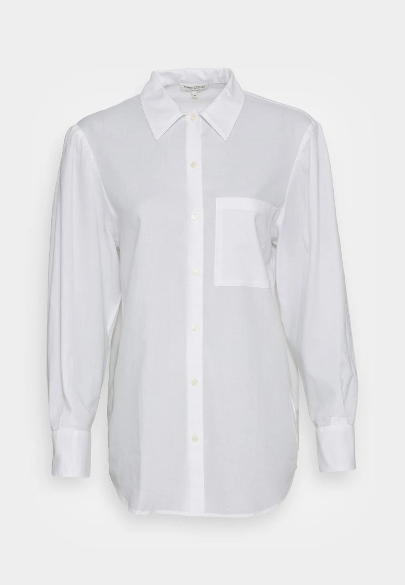 BLOUSE LONG SLEEVE KENT COLLAR VOLUME SLEEVEPLEAT DETAIL AT - Hemdbluse - white Marc O'Polo BLOUSE LONG SLEEVE KENT COLLAR VOLUME SLEEVEPLEAT DETAIL AT - Hemdbluse - White | Damen -Marc O'Polo Verkäufe c36c6d6caa2449dfa887e682e6055371