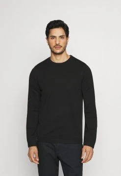Marc O'Polo CREW NECK - Strickpullover - Black | Herren