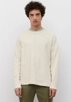 Marc O'Polo Langarmshirt - Beige Melange | Herren