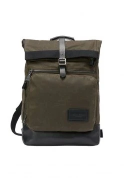 Marc O'Polo Herren AUS GEWACHSTER CANVAS-QUALITÄT - Tagesrucksack - Olive Green