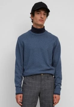 Marc O'Polo HOCHWERTIGER MIX - Strickpullover - Tweed Blue | Herren