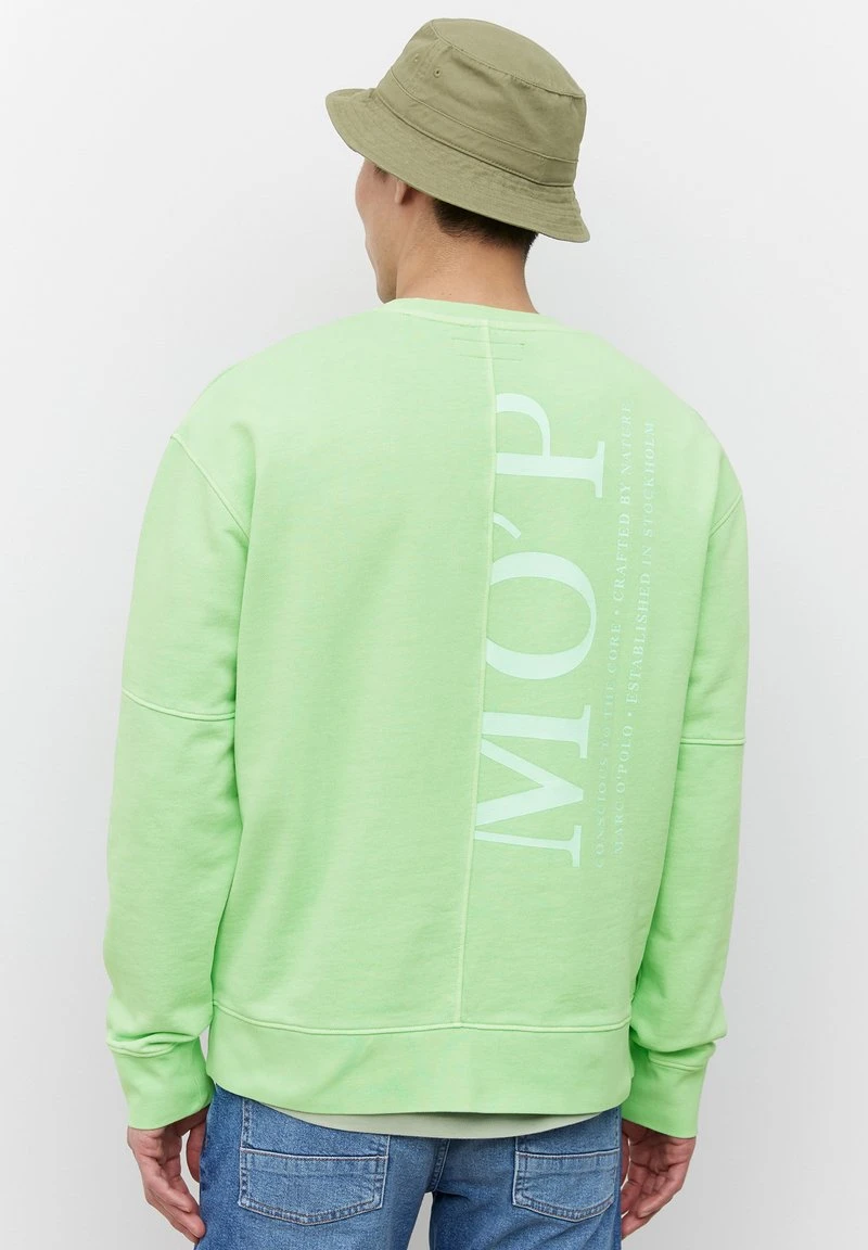 Marc O'Polo Sweatshirt - Luminous Green | Herren 2 Marc O'Polo Sweatshirt - Luminous Green | Herren – Bild 2