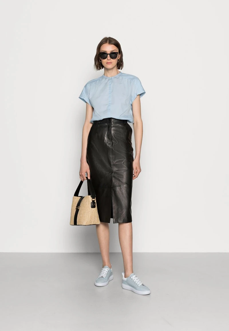 Marc O'Polo BLOUSE CREW NECK - Hemdbluse - Sunny Sky | Damen 2 Marc O'Polo BLOUSE CREW NECK - Hemdbluse - Sunny Sky | Damen – Bild 2